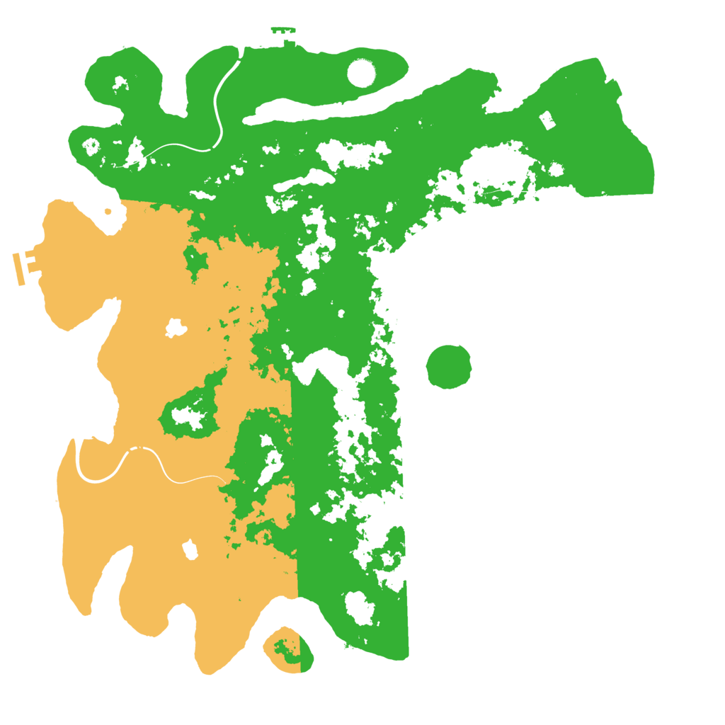 Biome Rust Map: Procedural Map, Size: 4500, Seed: 1433717294