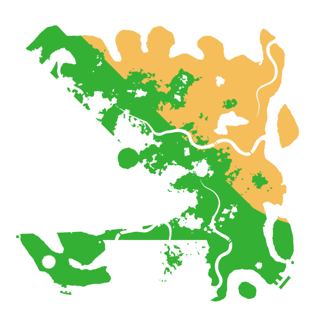 Biome Rust Map: Procedural Map, Size: 4250, Seed: 632025