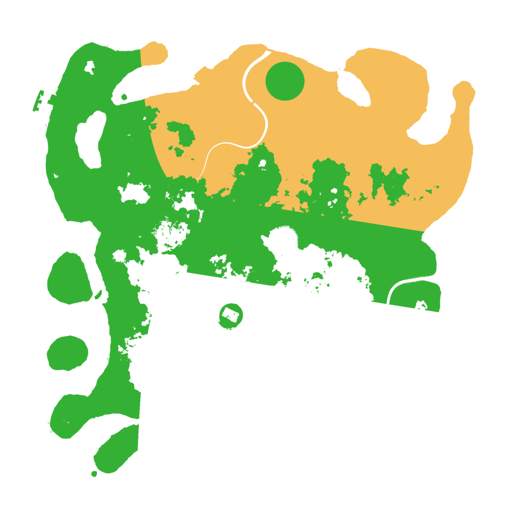 Biome Rust Map: Procedural Map, Size: 3500, Seed: 1957345378