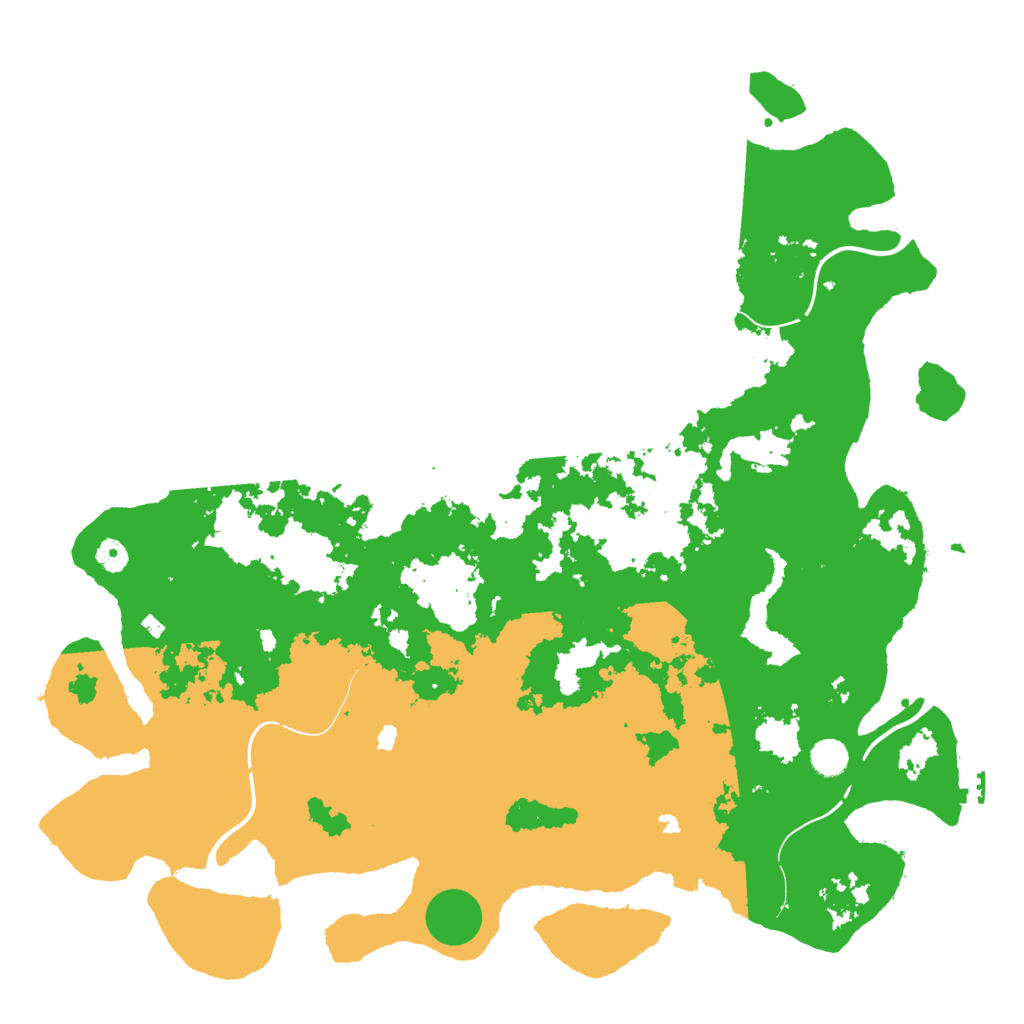 Biome Rust Map: Procedural Map, Size: 4800, Seed: 234262378