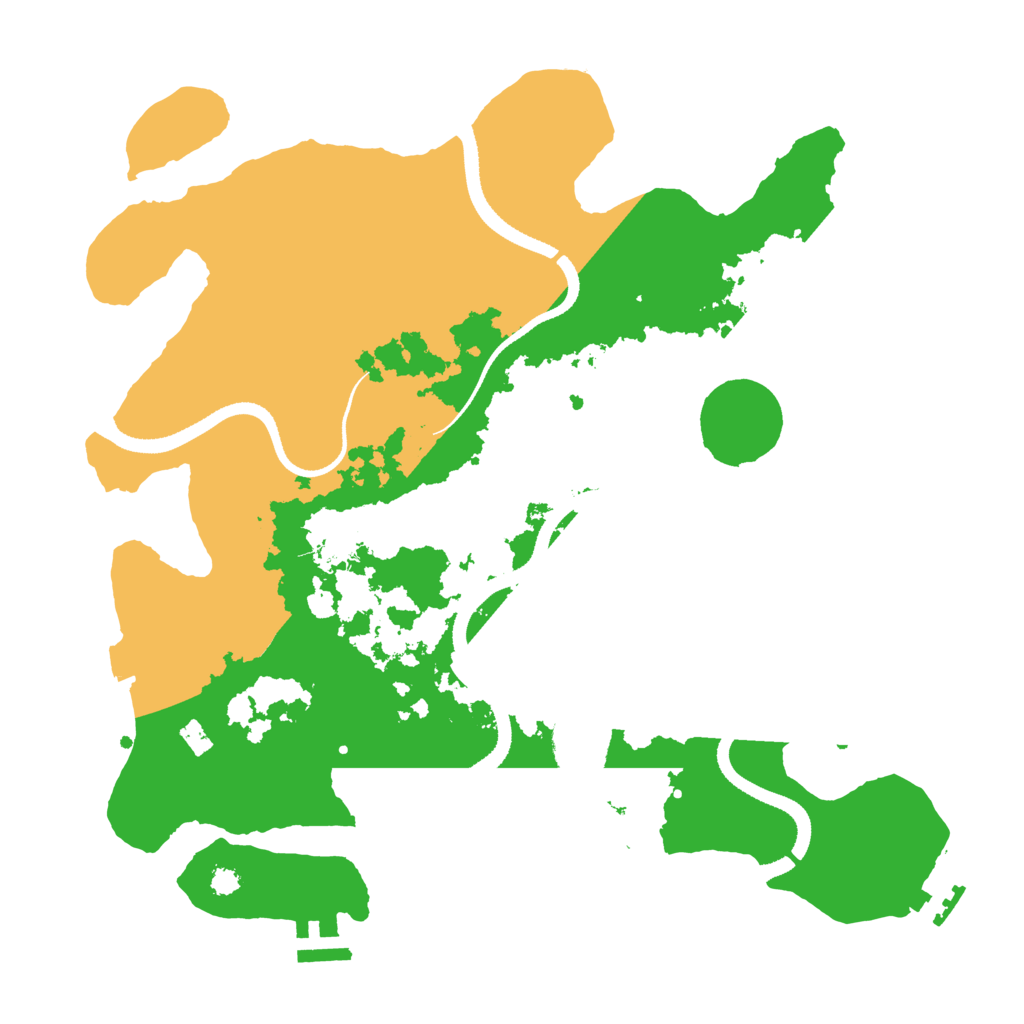 Biome Rust Map: Procedural Map, Size: 3300, Seed: 1125494602