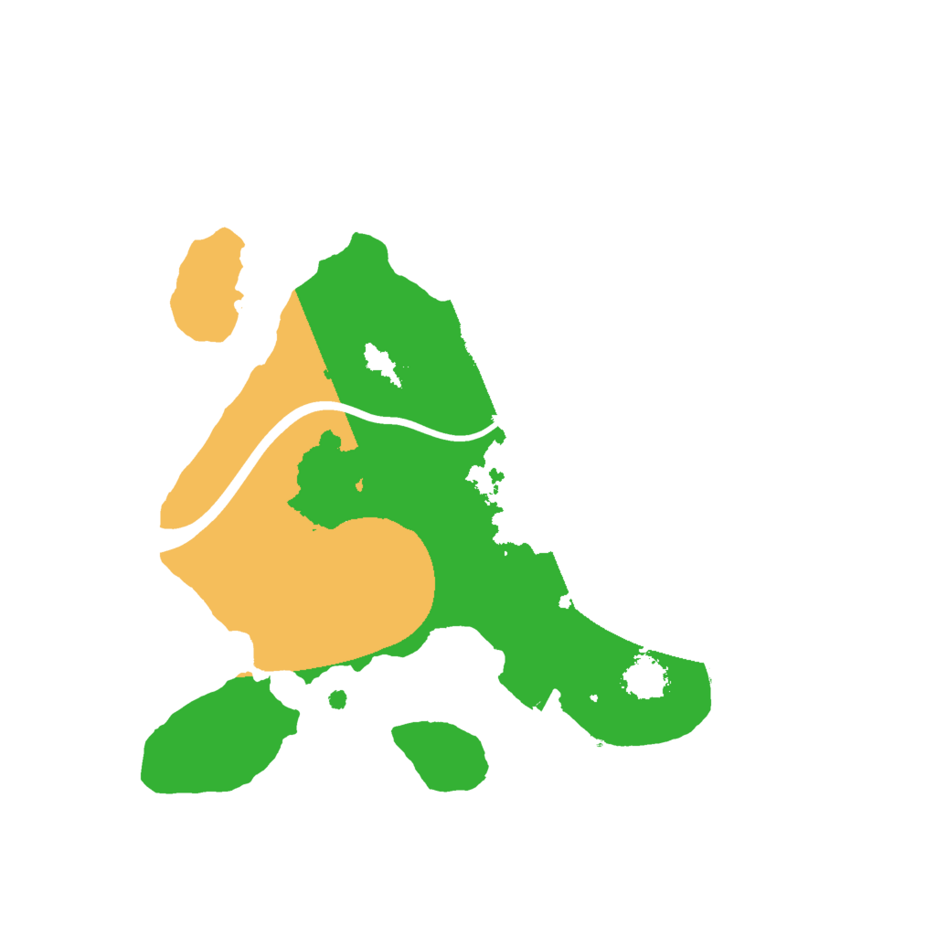 Biome Rust Map: Procedural Map, Size: 2000, Seed: 307450716