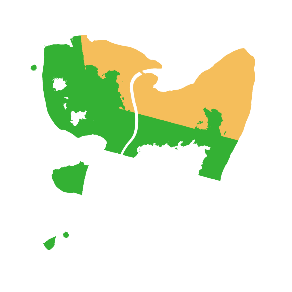 Biome Rust Map: Procedural Map, Size: 2000, Seed: 436165523