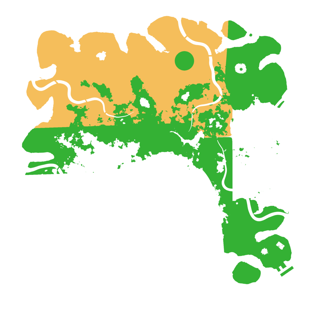 Biome Rust Map: Procedural Map, Size: 4250, Seed: 7839202