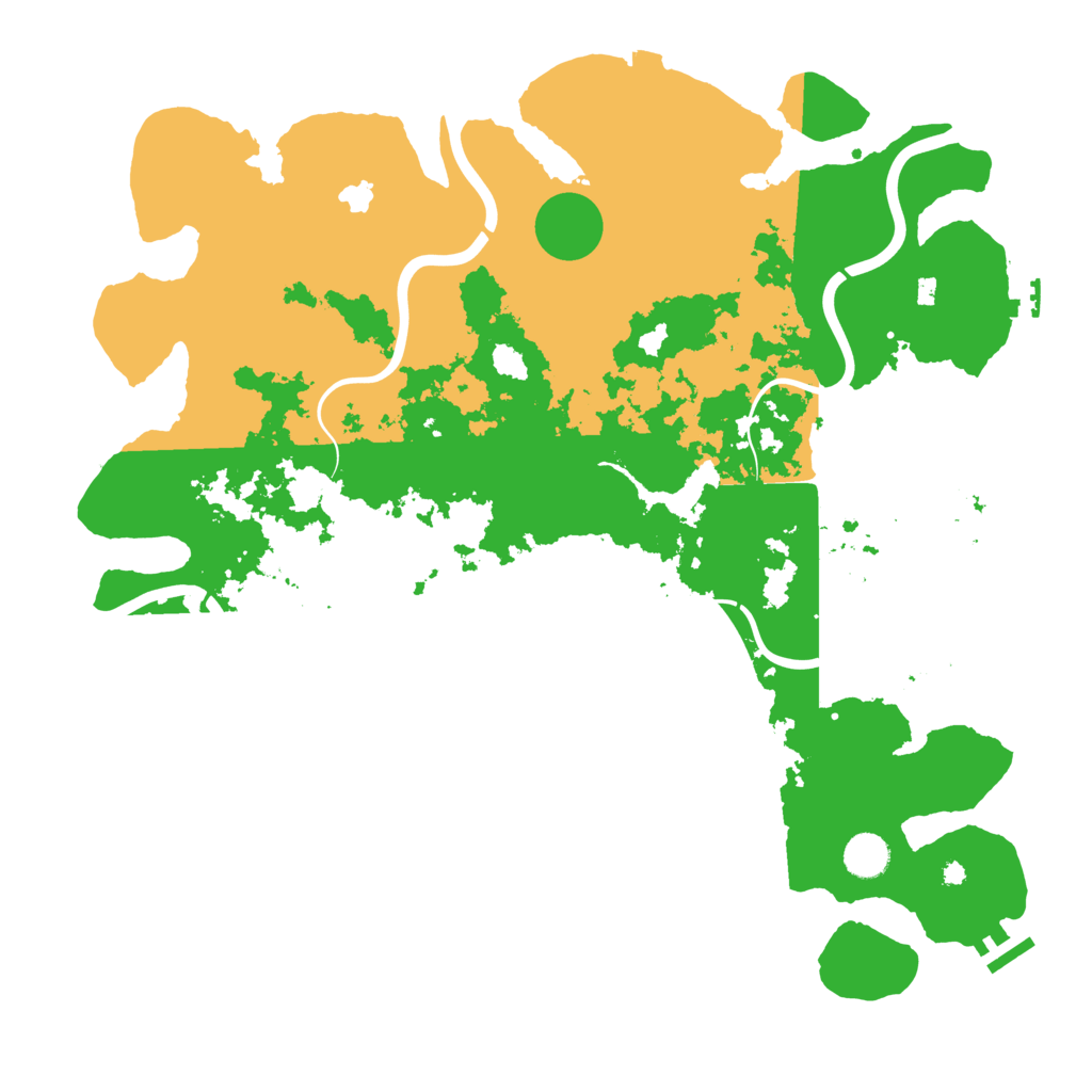 Biome Rust Map: Procedural Map, Size: 4250, Seed: 7839202