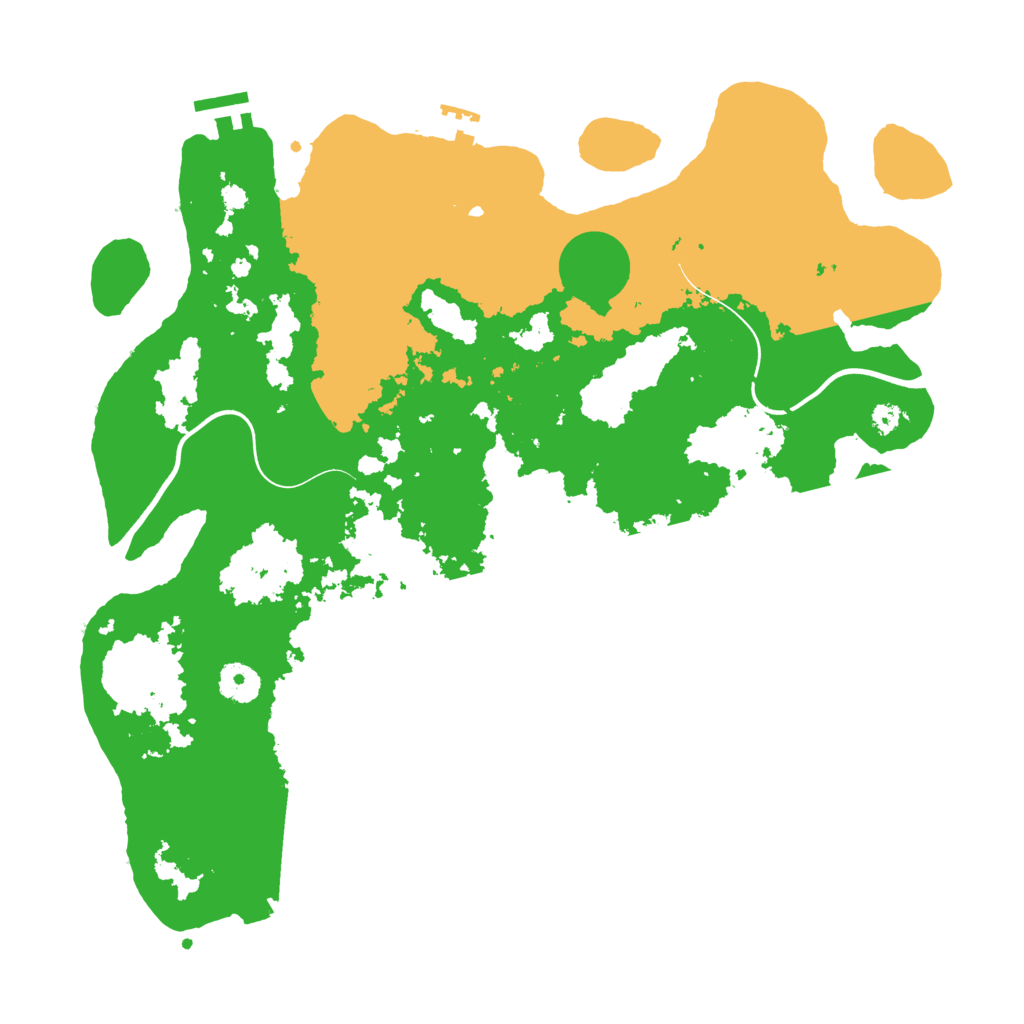 Biome Rust Map: Procedural Map, Size: 3800, Seed: 1246821517