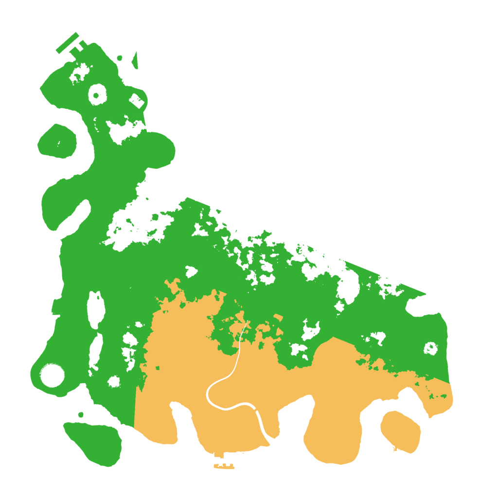 Biome Rust Map: Procedural Map, Size: 3700, Seed: 1811178149