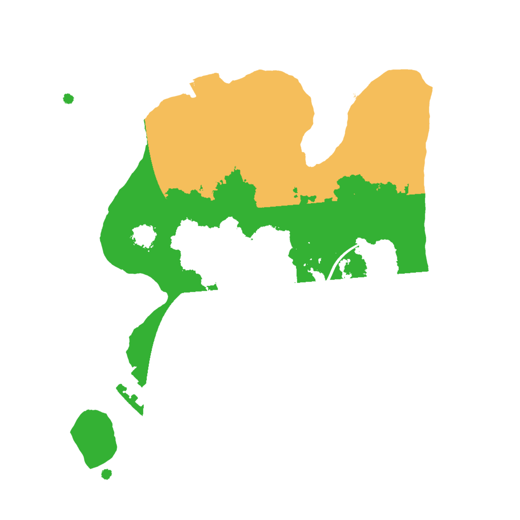 Biome Rust Map: Procedural Map, Size: 2000, Seed: 786154