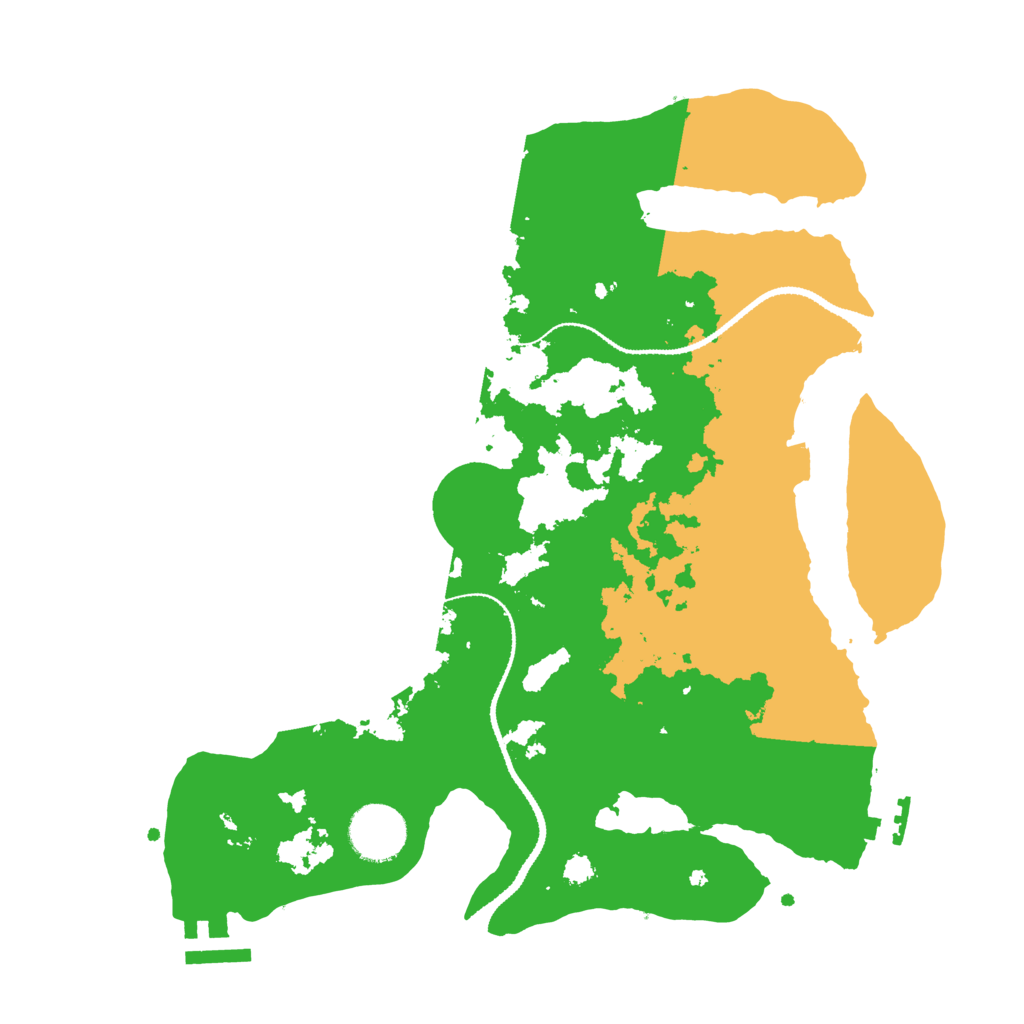 Biome Rust Map: Procedural Map, Size: 3150, Seed: 170000