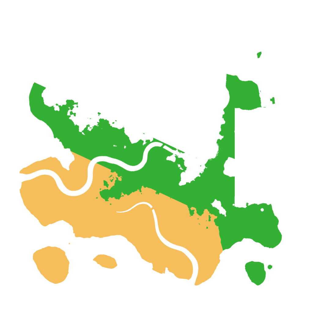 Biome Rust Map: Procedural Map, Size: 2800, Seed: 6262468