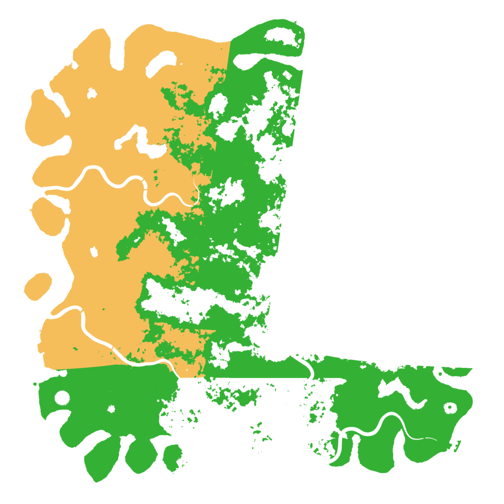 Biome Rust Map: Procedural Map, Size: 6000, Seed: 995647731
