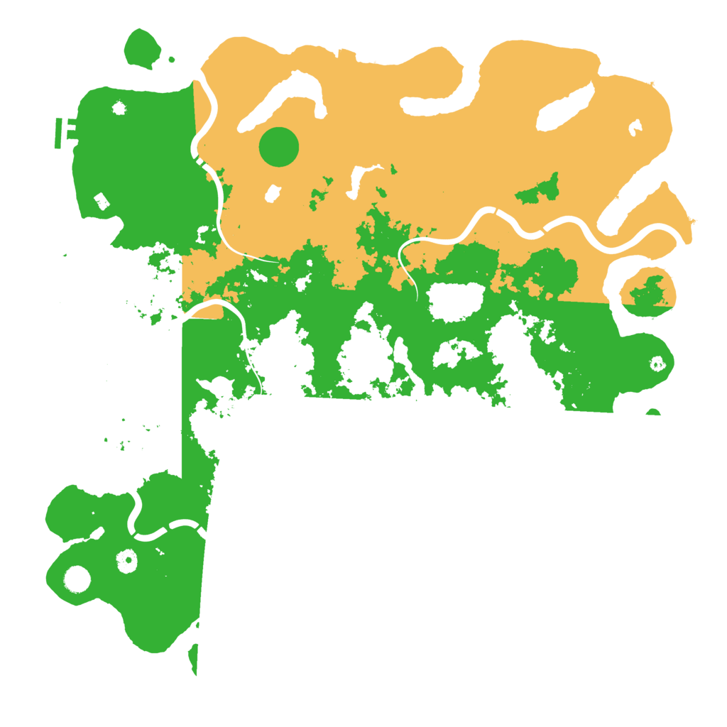 Biome Rust Map: Procedural Map, Size: 4800, Seed: 1852989388