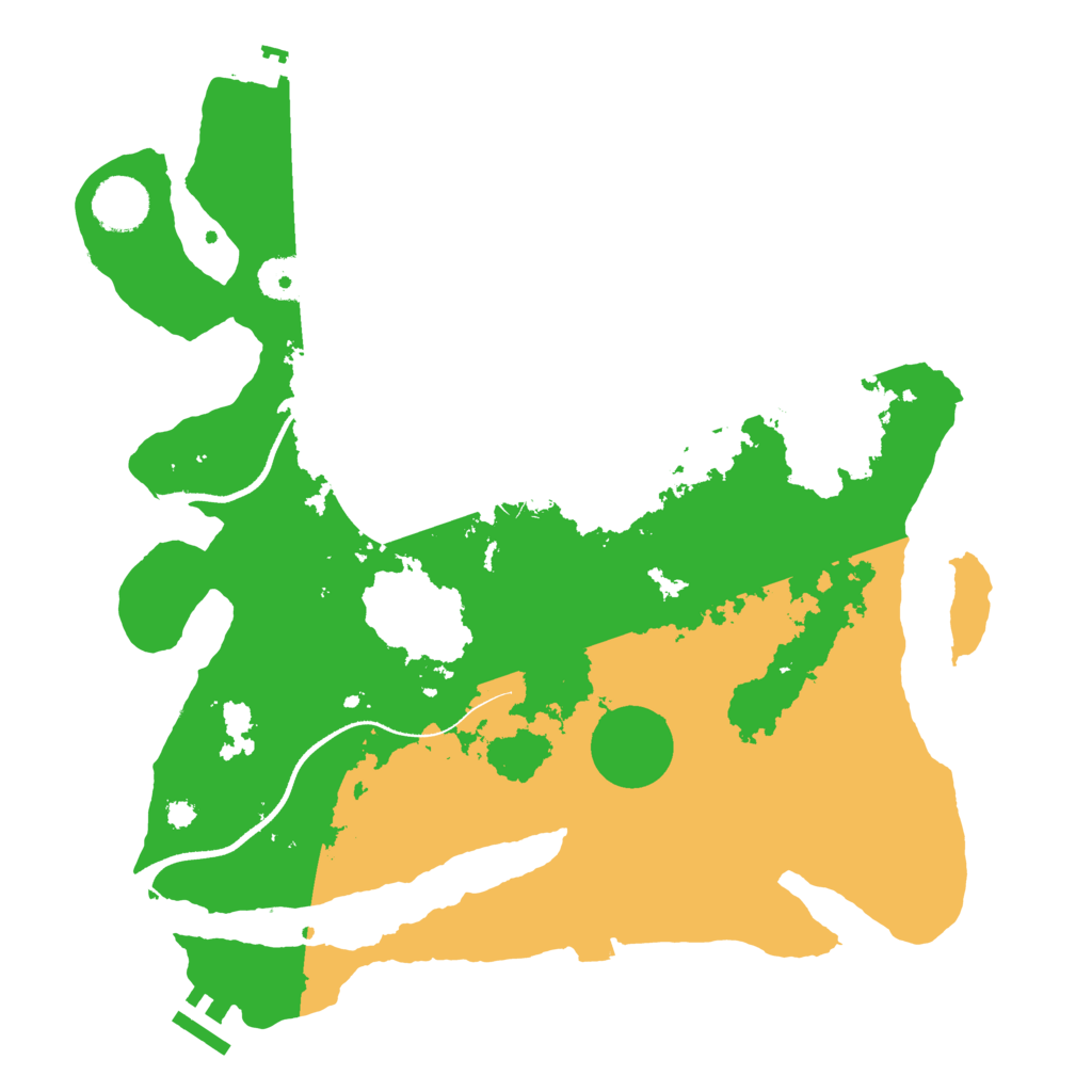 Biome Rust Map: Procedural Map, Size: 3500, Seed: 1559810554