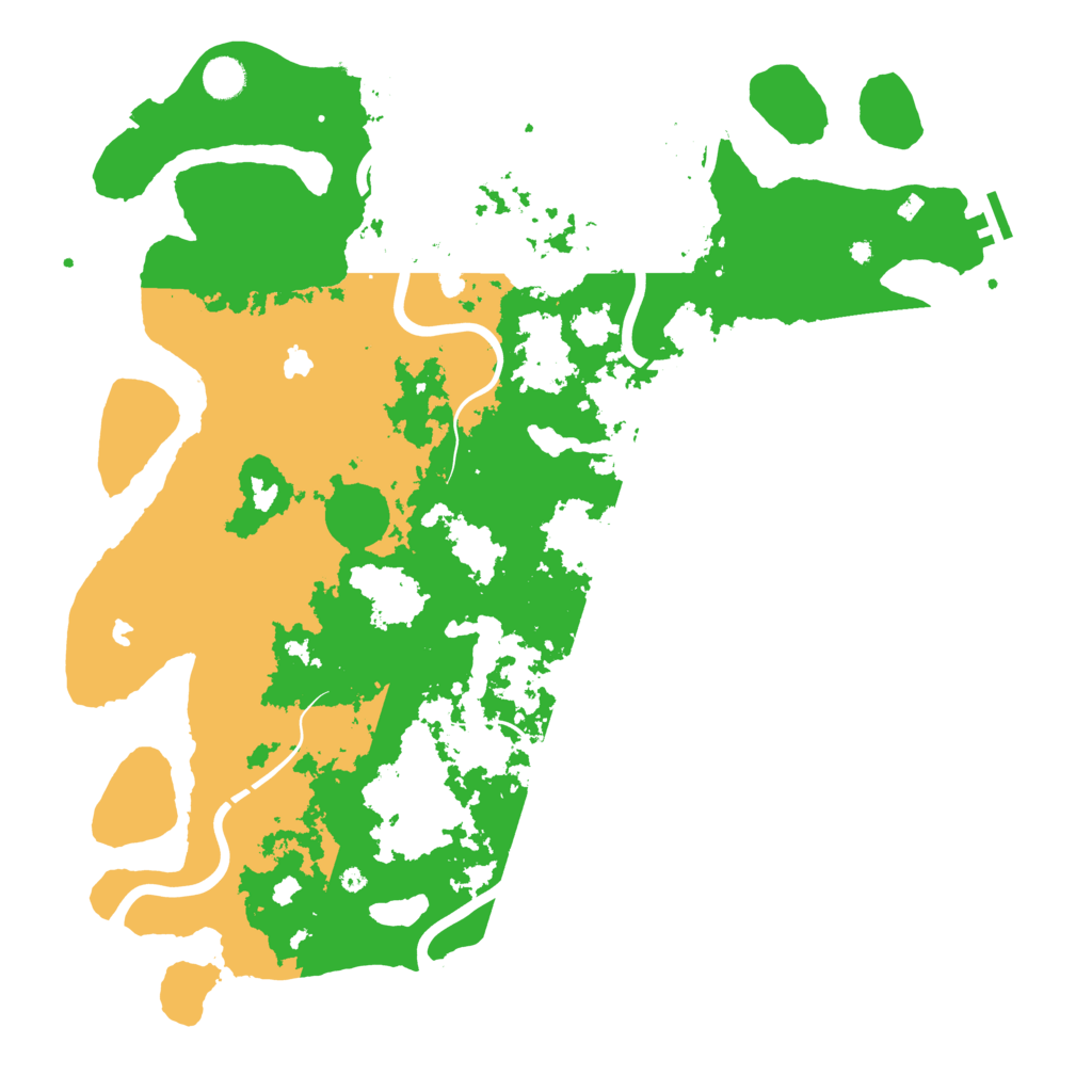 Biome Rust Map: Procedural Map, Size: 4500, Seed: 20250308
