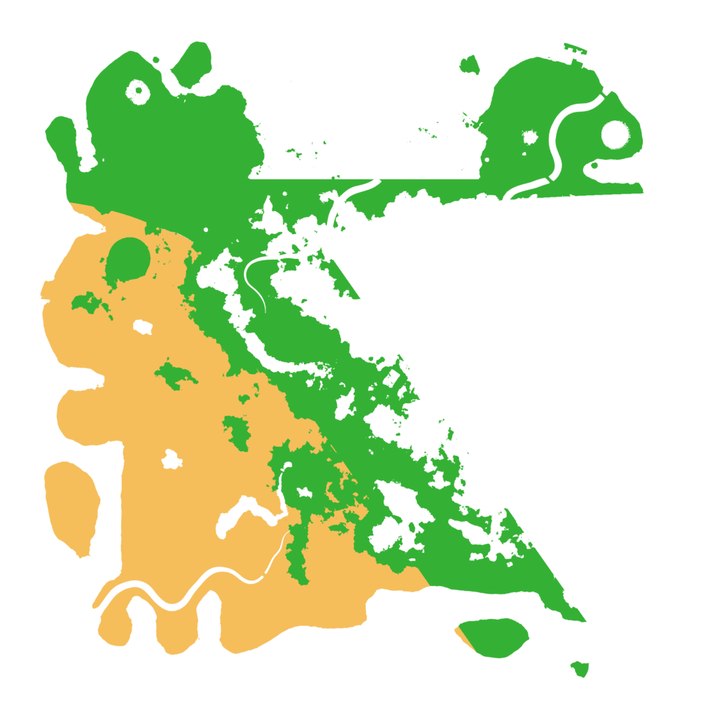 Biome Rust Map: Procedural Map, Size: 4500, Seed: 1294970881