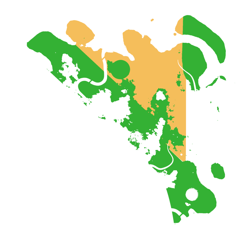 Biome Rust Map: Procedural Map, Size: 3500, Seed: 589192302