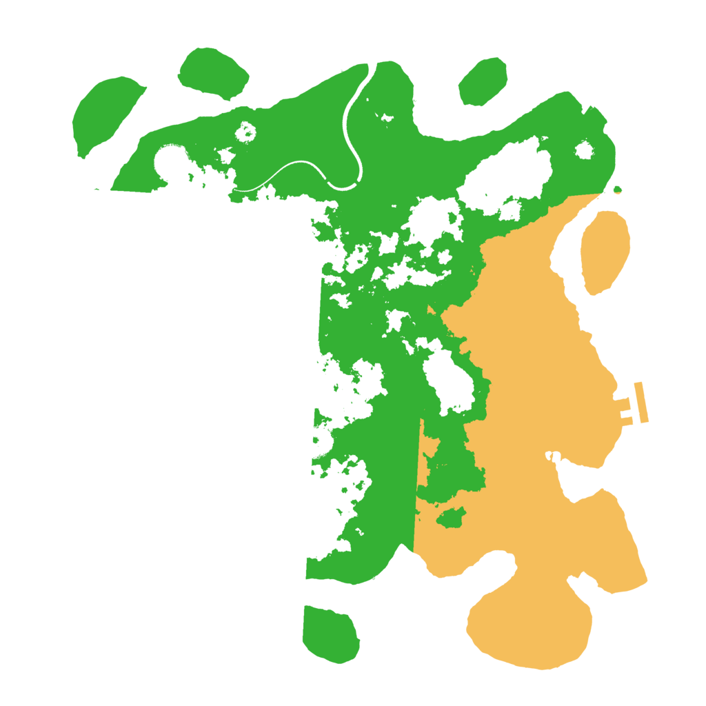 Biome Rust Map: Procedural Map, Size: 3500, Seed: 1742845271