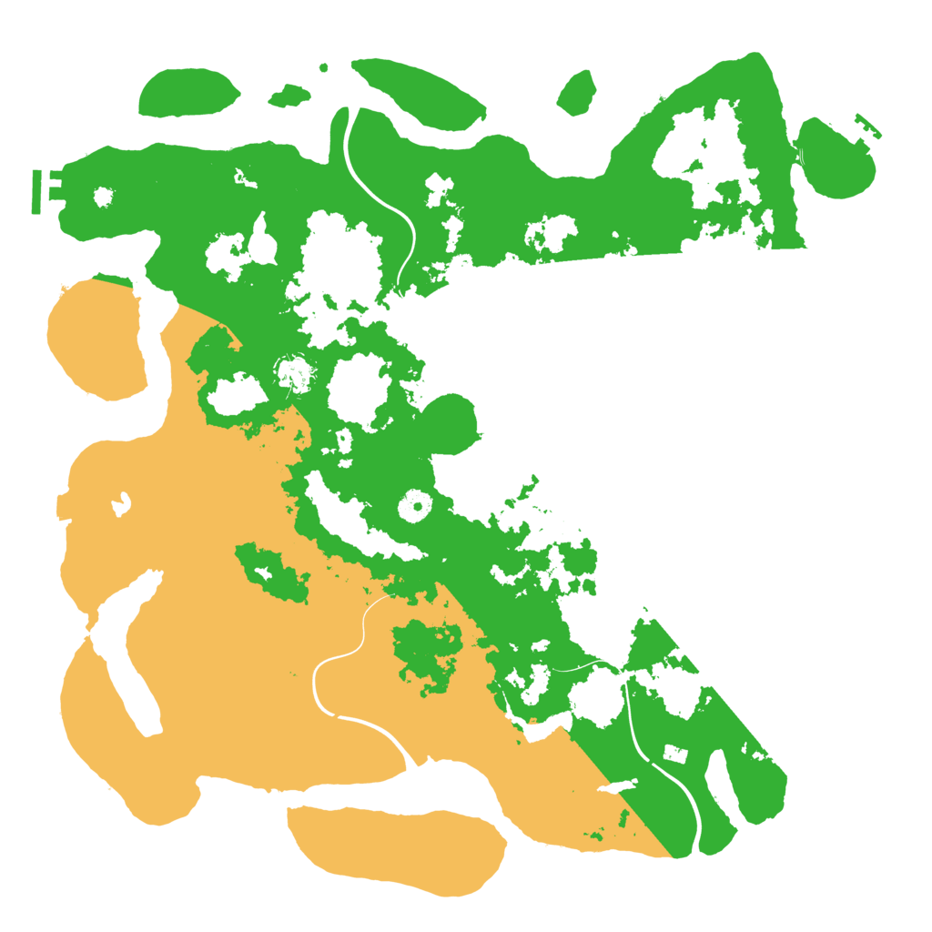 Biome Rust Map: Procedural Map, Size: 4250, Seed: 121579243