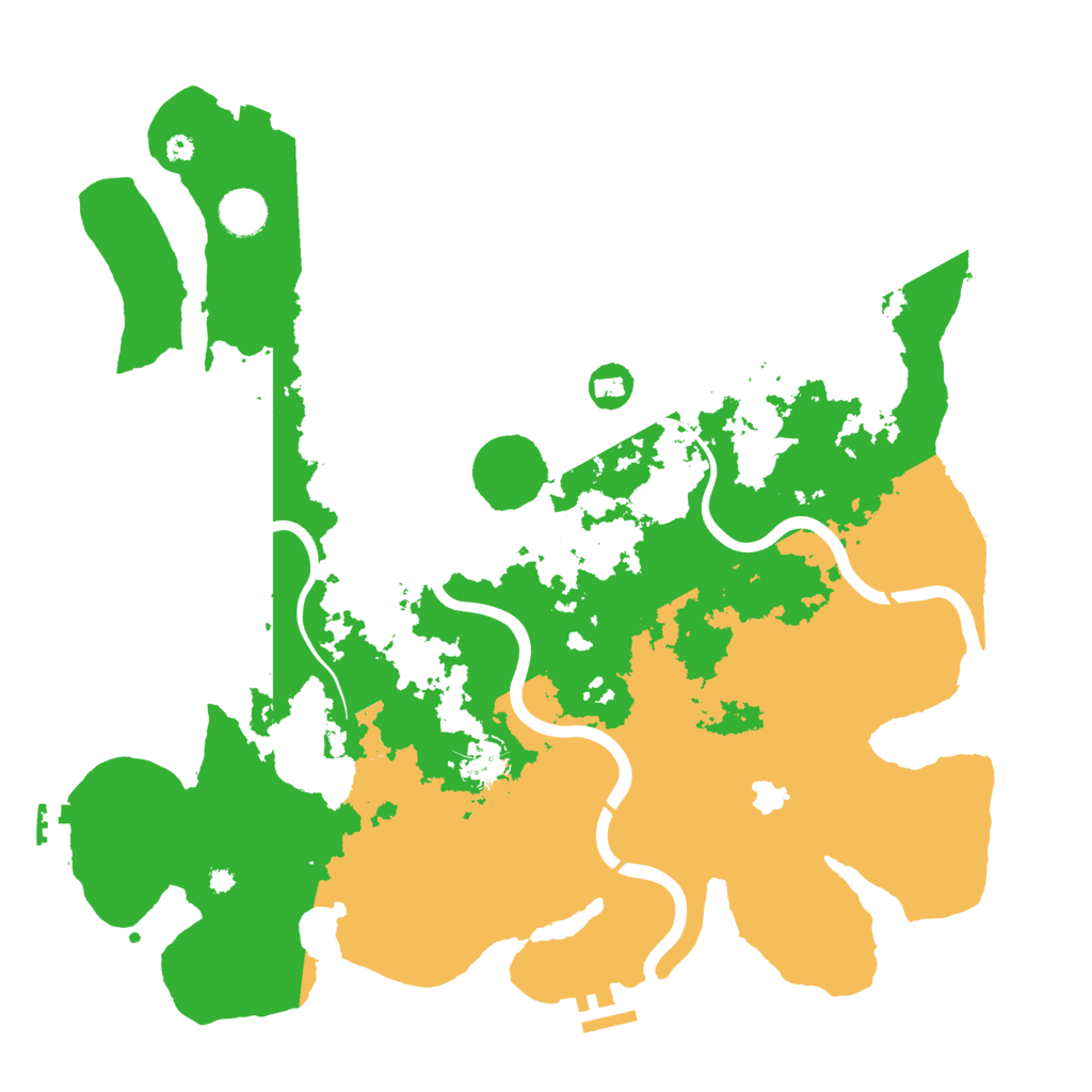 Biome Rust Map: Procedural Map, Size: 4000, Seed: 510500