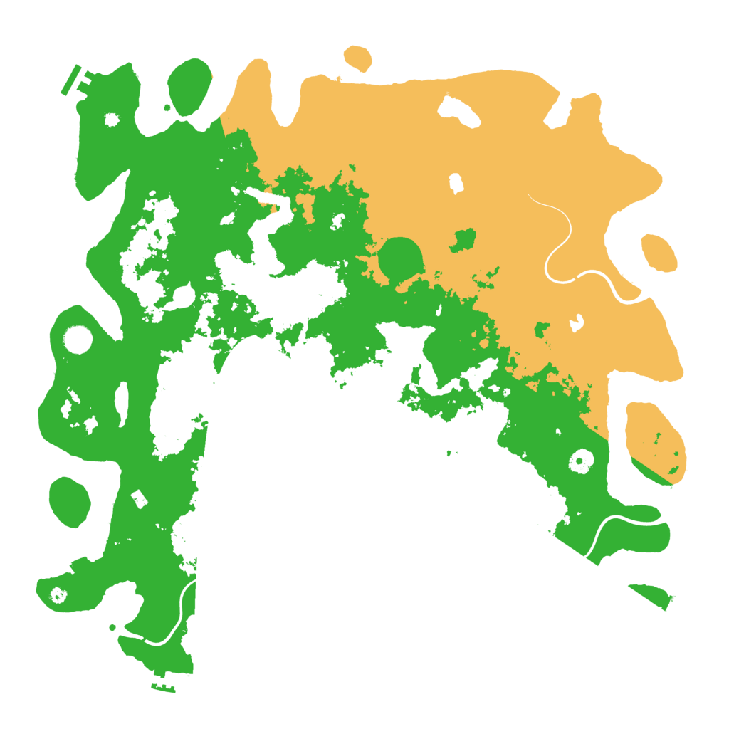 Biome Rust Map: Procedural Map, Size: 4500, Seed: 454716970