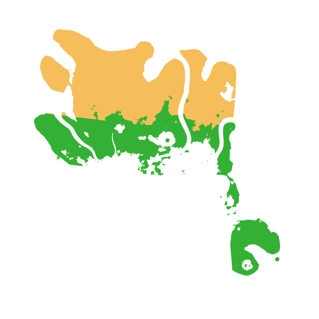 Biome Rust Map: Procedural Map, Size: 3000, Seed: 1366635341