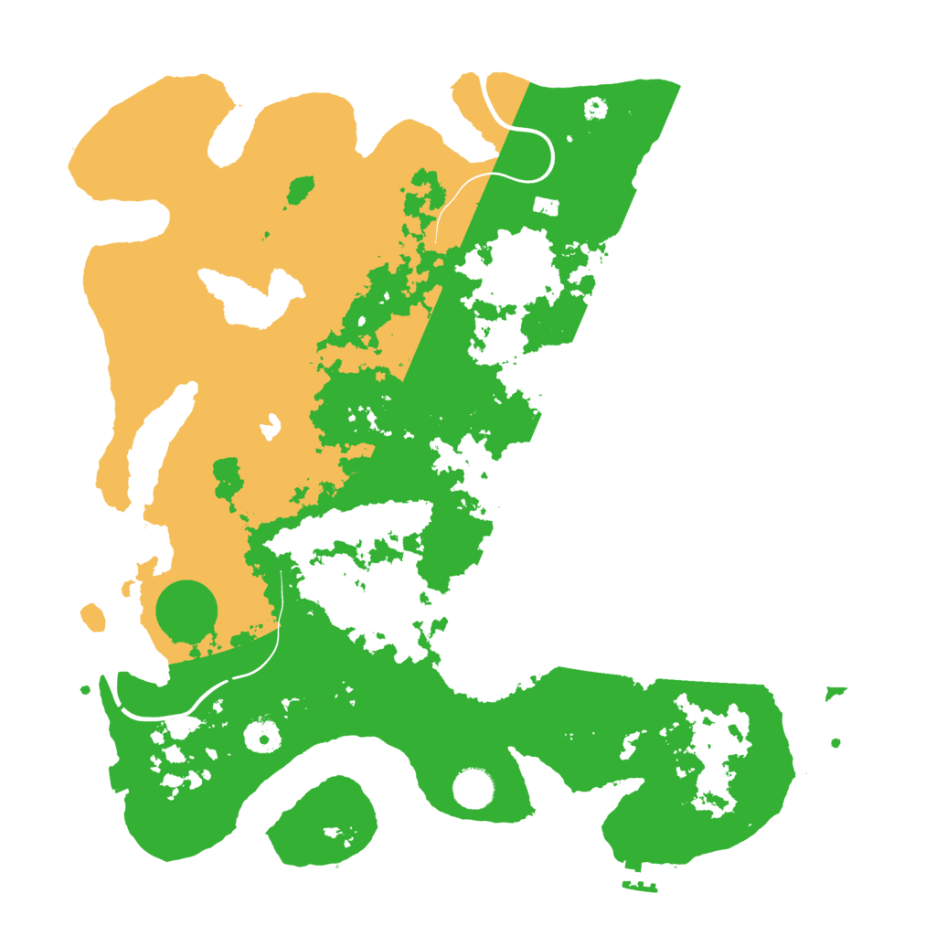 Biome Rust Map: Procedural Map, Size: 4000, Seed: 586603346