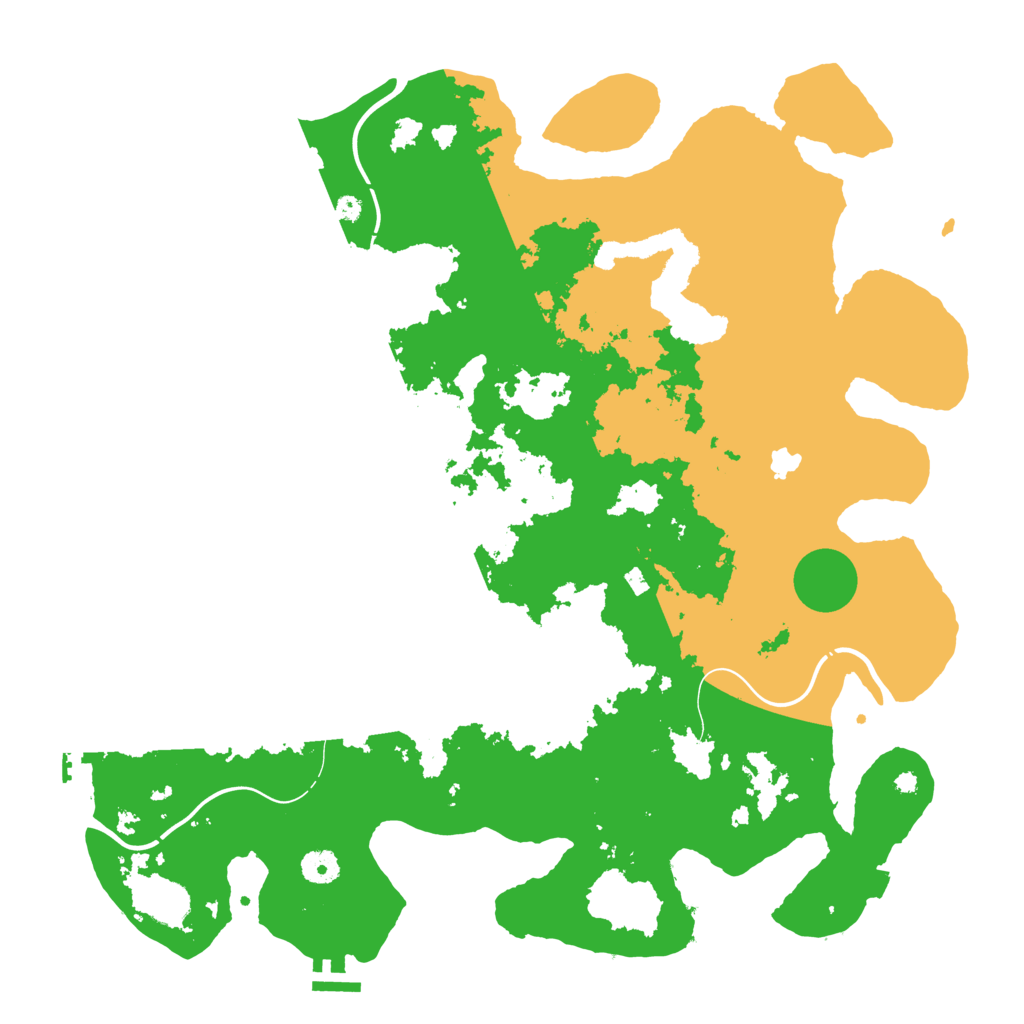 Biome Rust Map: Procedural Map, Size: 4250, Seed: 776529420