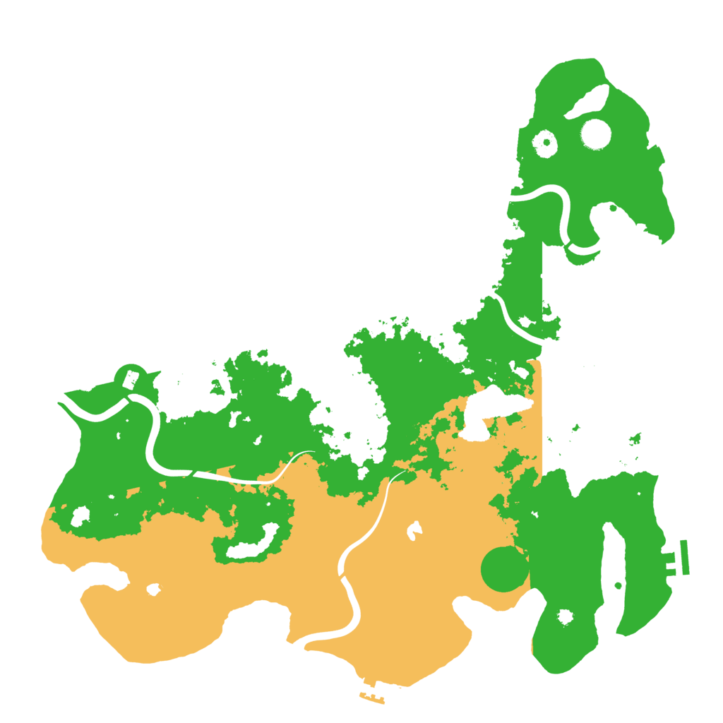 Biome Rust Map: Procedural Map, Size: 4200, Seed: 1490691697