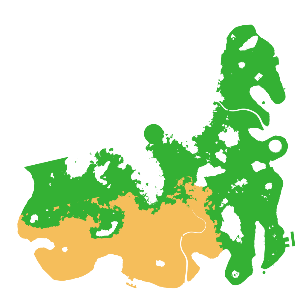 Biome Rust Map: Procedural Map, Size: 4200, Seed: 1490691697