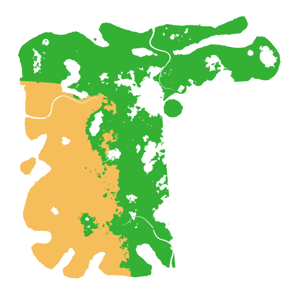 Biome Rust Map: Procedural Map, Size: 4500, Seed: 468821787