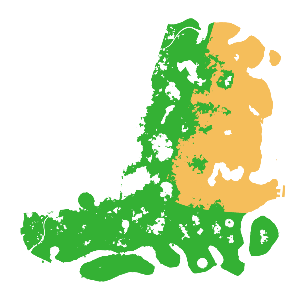 Biome Rust Map: Procedural Map, Size: 5000, Seed: 24959