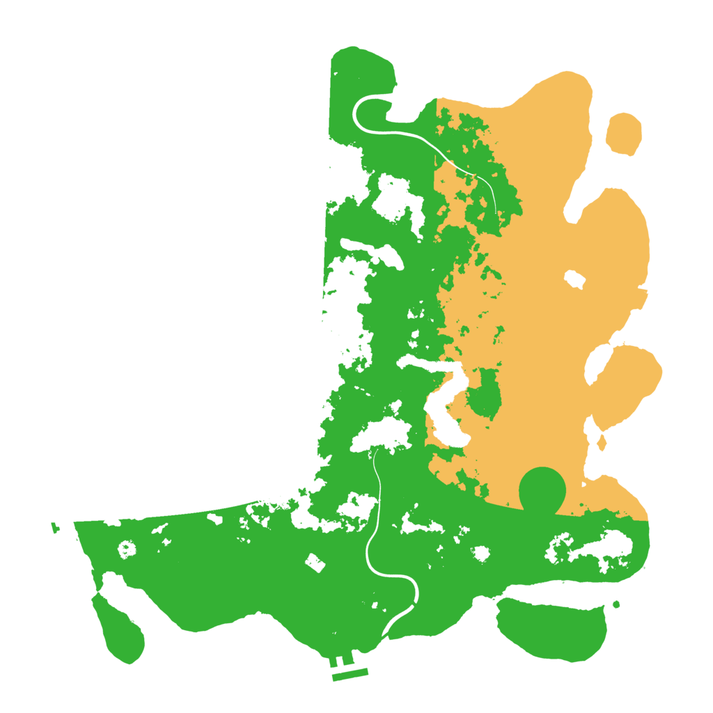 Biome Rust Map: Procedural Map, Size: 4000, Seed: 22310