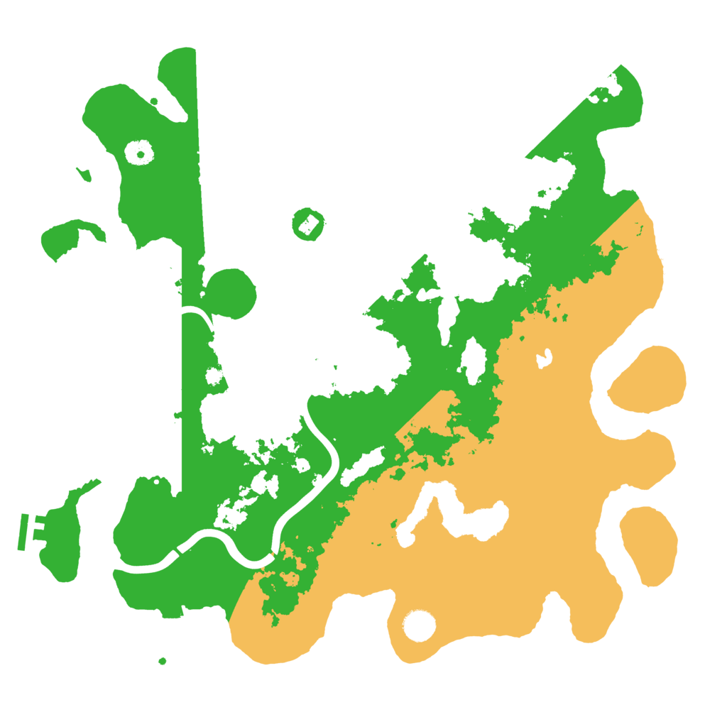 Biome Rust Map: Procedural Map, Size: 4000, Seed: 672345