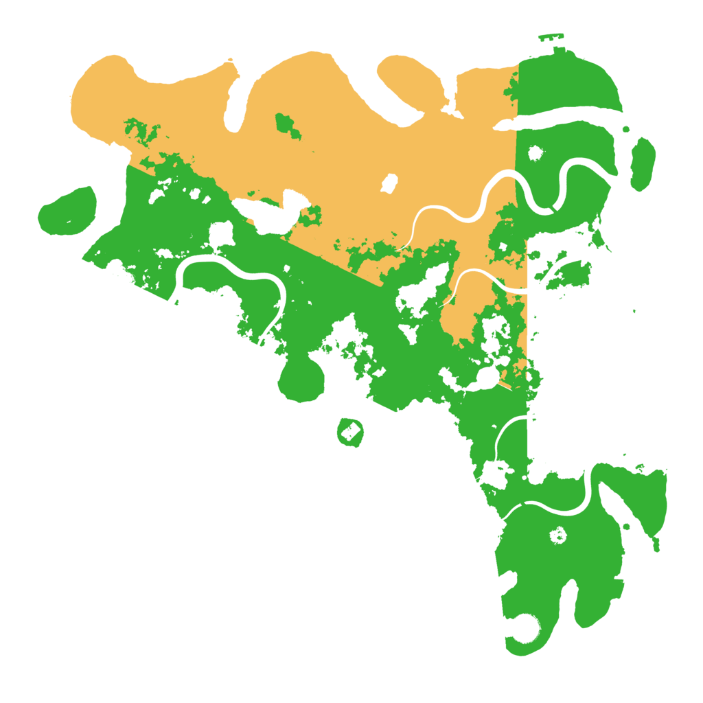 Biome Rust Map: Procedural Map, Size: 4242, Seed: 423455708