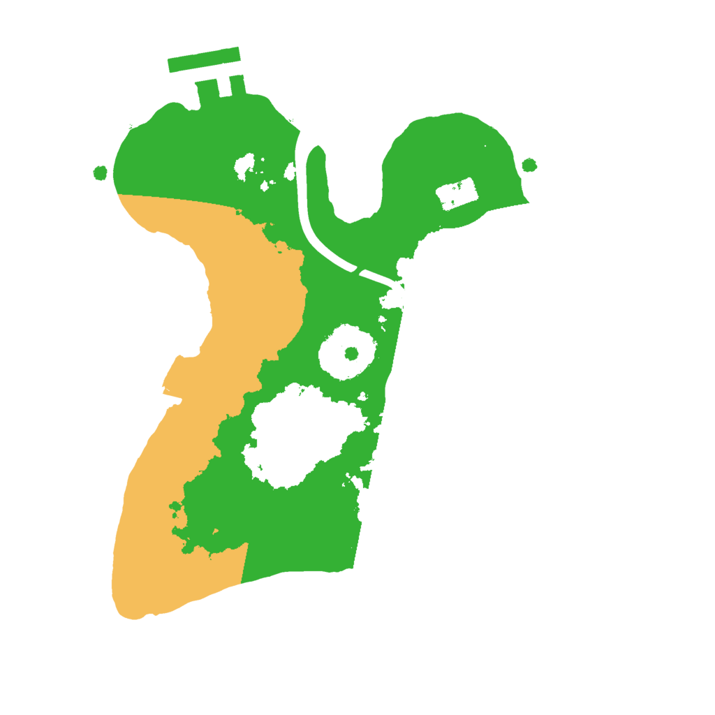 Biome Rust Map: Procedural Map, Size: 2000, Seed: 520492346