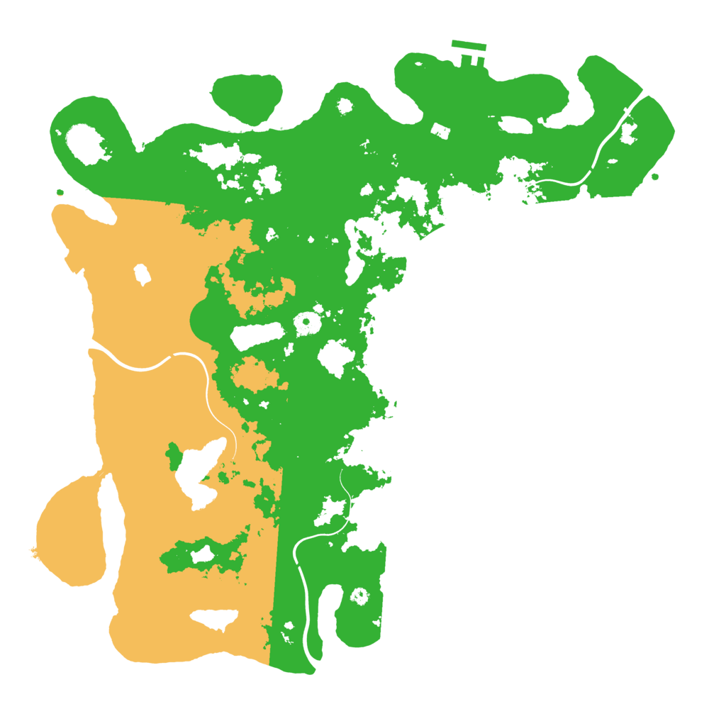 Biome Rust Map: Procedural Map, Size: 4242, Seed: 205082656