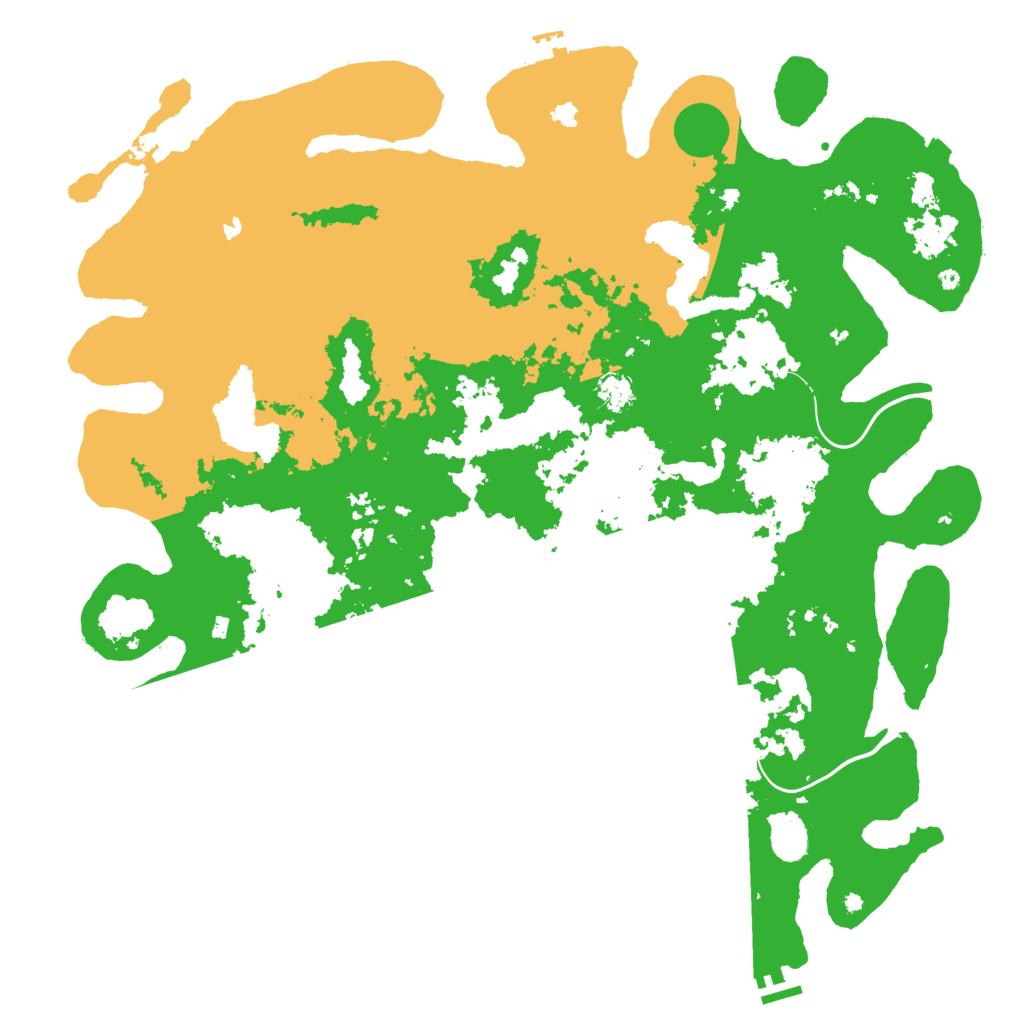 Biome Rust Map: Procedural Map, Size: 5000, Seed: 641730721