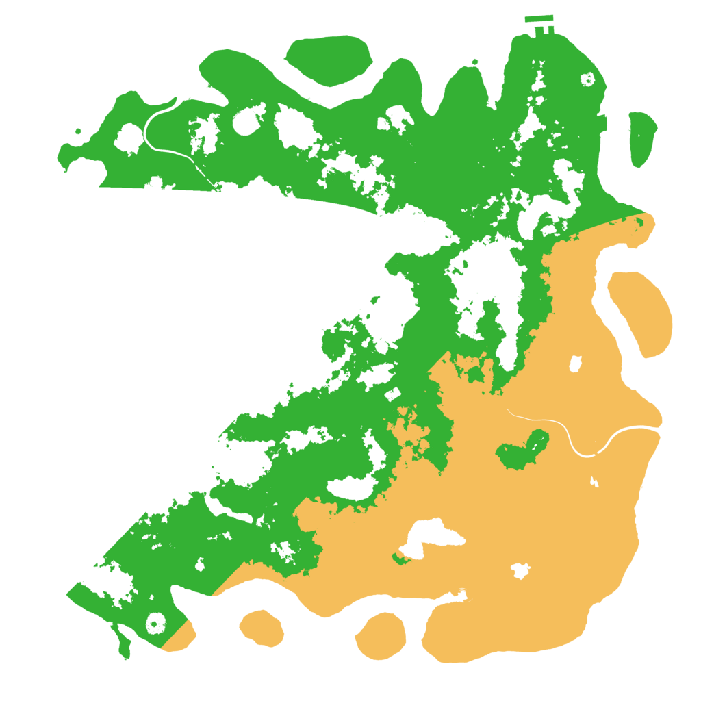 Biome Rust Map: Procedural Map, Size: 5000, Seed: 711786184