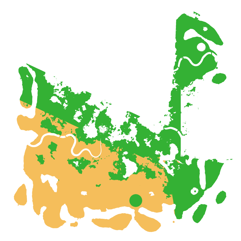 Biome Rust Map: Procedural Map, Size: 5000, Seed: 3837472