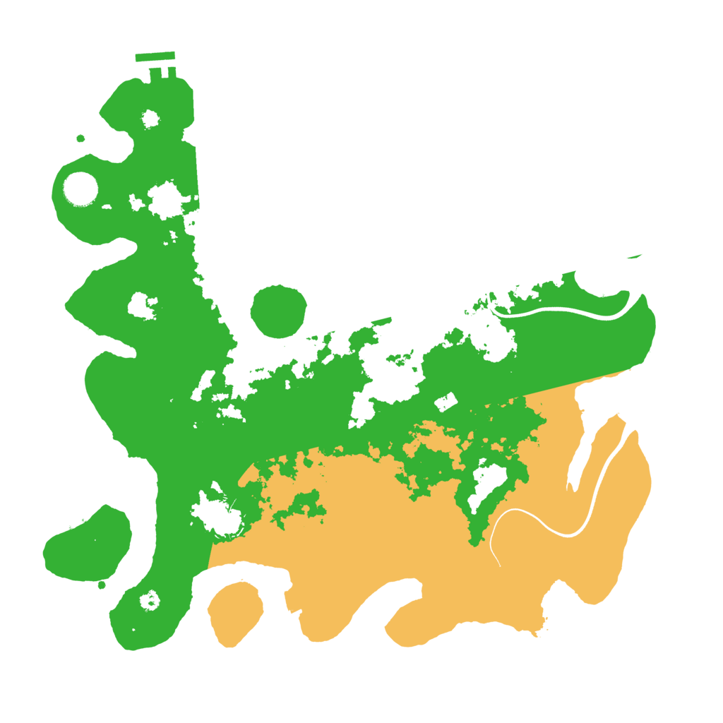 Biome Rust Map: Procedural Map, Size: 3700, Seed: 330172439