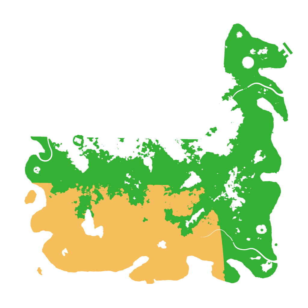 Biome Rust Map: Procedural Map, Size: 4600, Seed: 2149