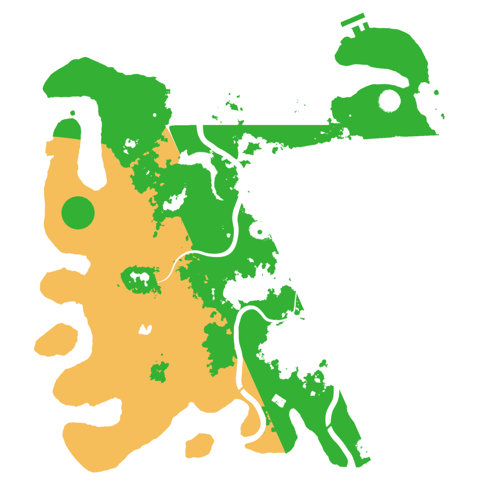 Biome Rust Map: Procedural Map, Size: 4000, Seed: 481985