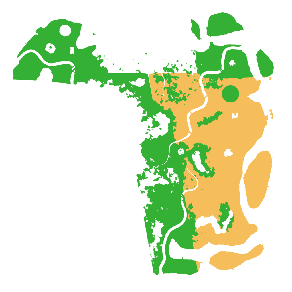 Biome Rust Map: Procedural Map, Size: 4500, Seed: 373453074