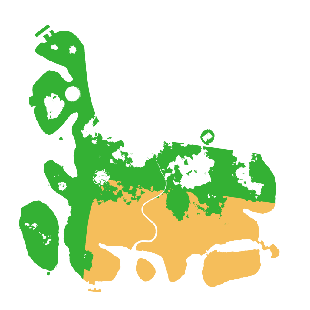 Biome Rust Map: Procedural Map, Size: 3650, Seed: 616890127