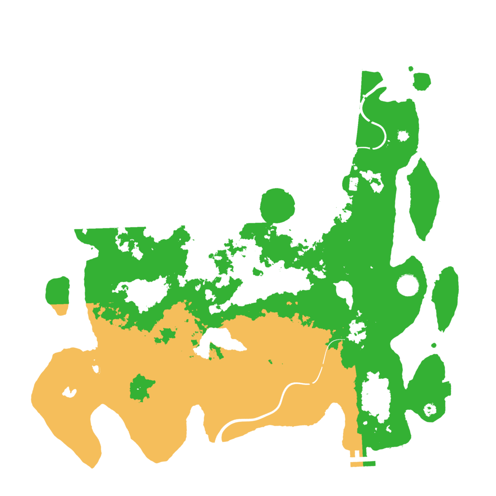 Biome Rust Map: Procedural Map, Size: 4000, Seed: 122811753