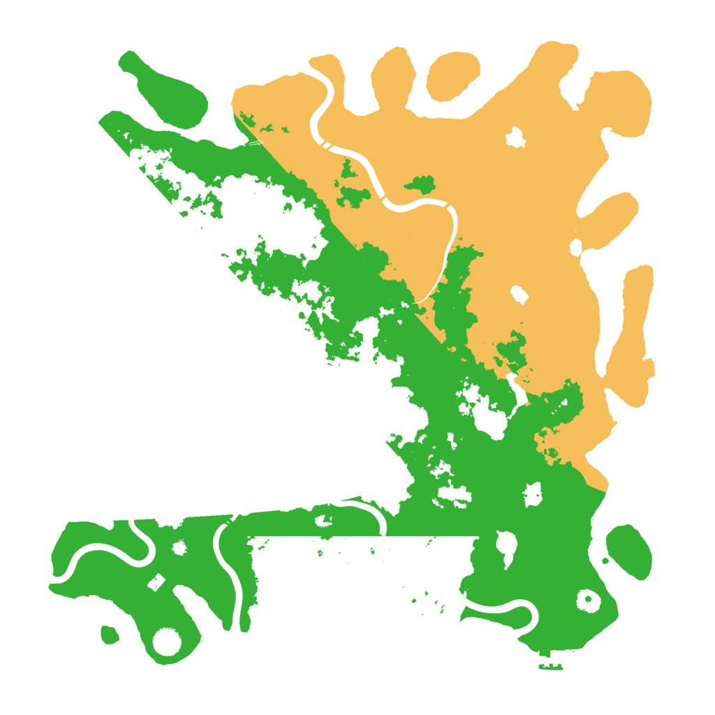 Biome Rust Map: Procedural Map, Size: 4500, Seed: 2081250408