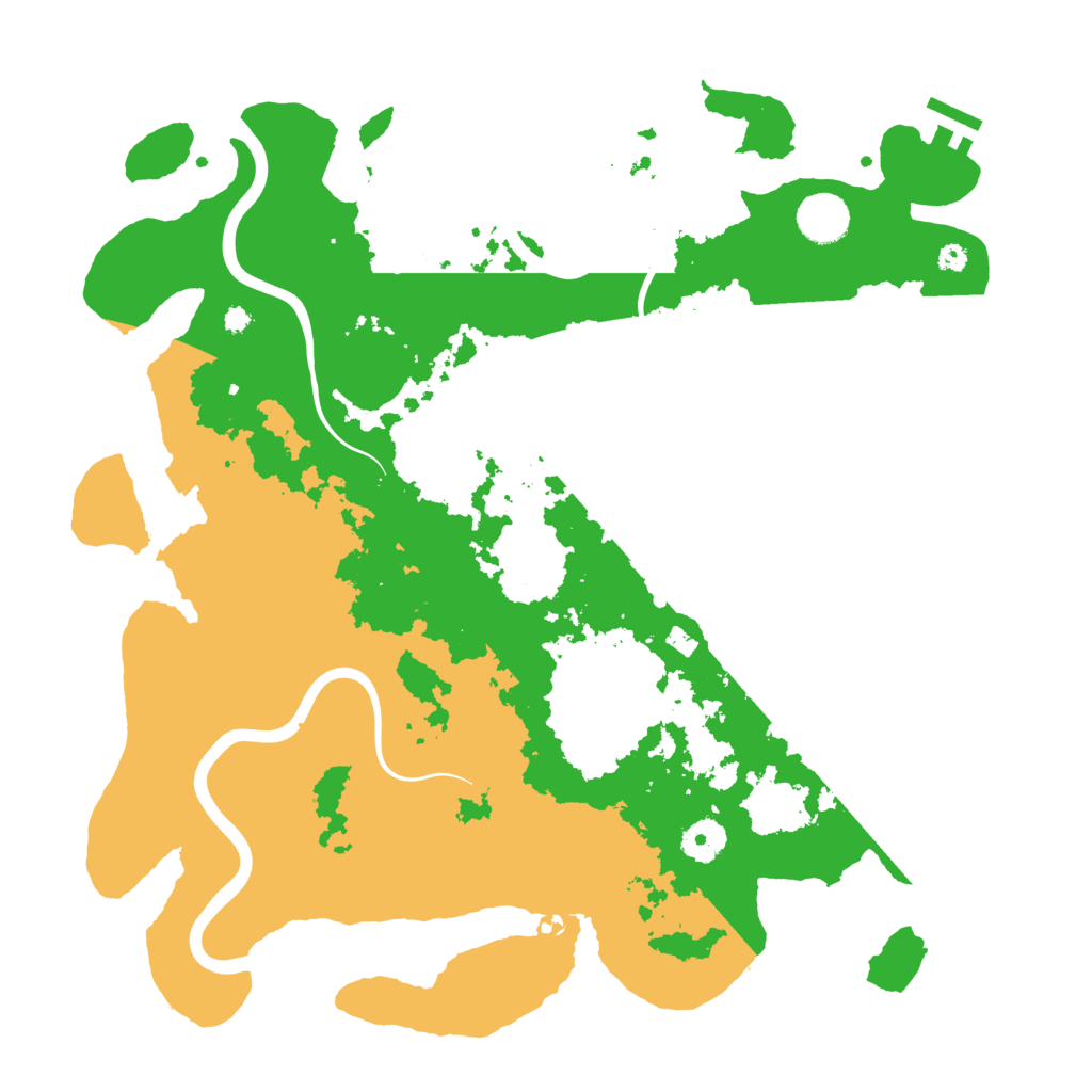 Biome Rust Map: Procedural Map, Size: 3850, Seed: 2054628338
