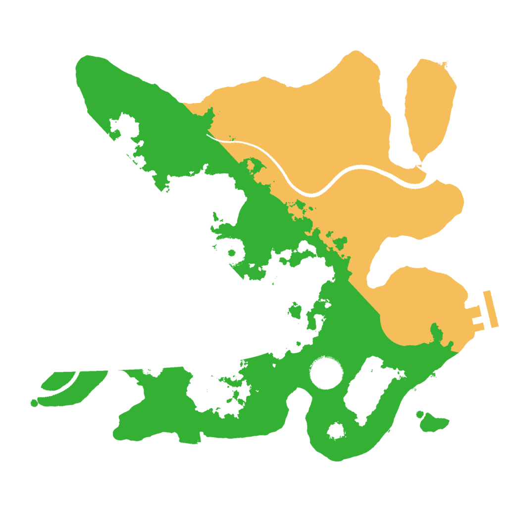 Biome Rust Map: Procedural Map, Size: 2750, Seed: 1301020267