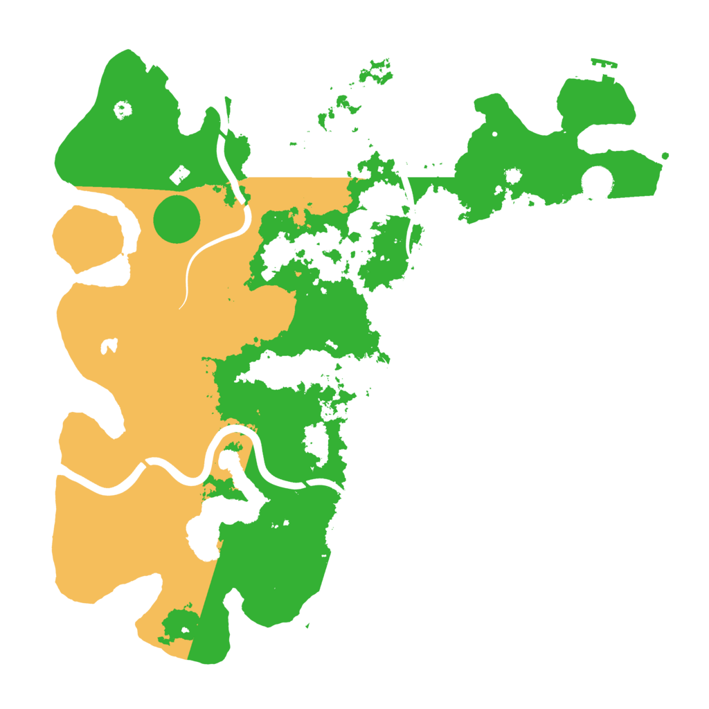 Biome Rust Map: Procedural Map, Size: 4000, Seed: 320251