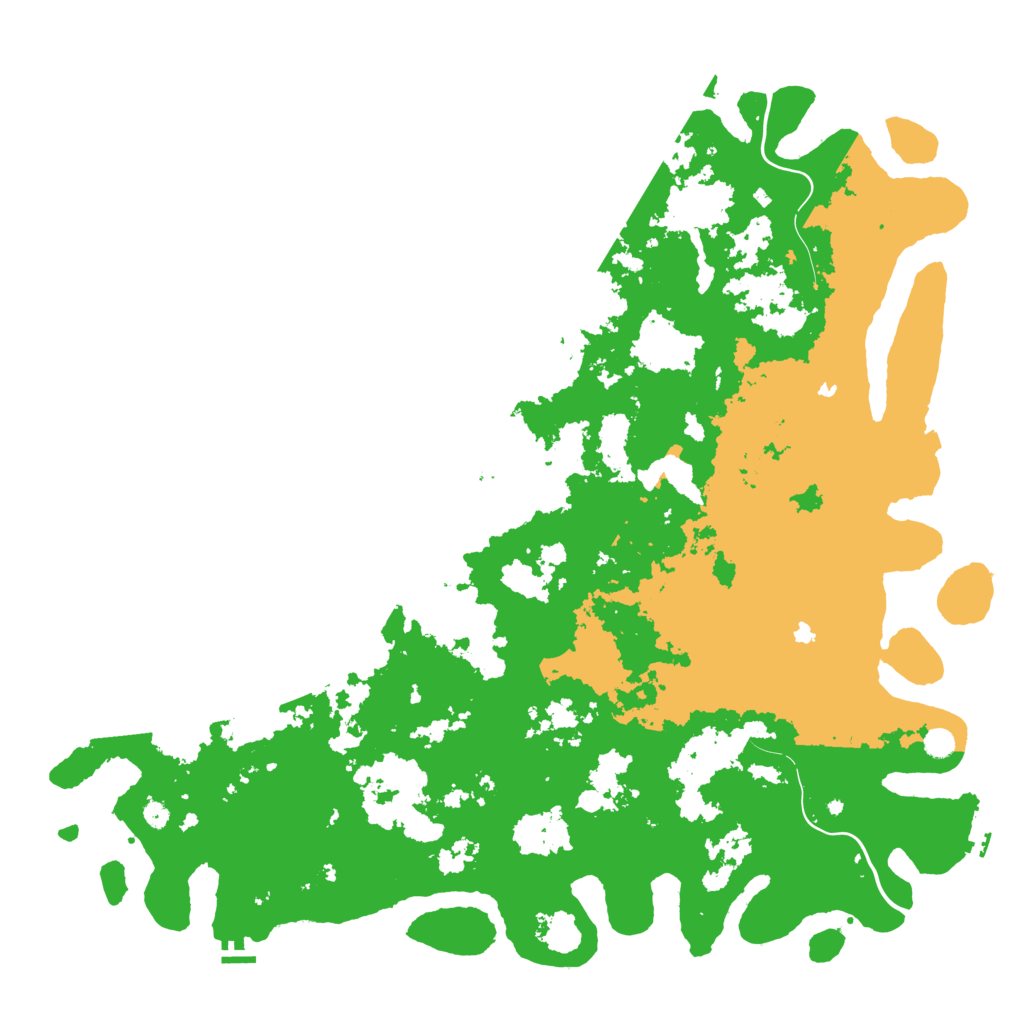 Biome Rust Map: Procedural Map, Size: 6000, Seed: 21000